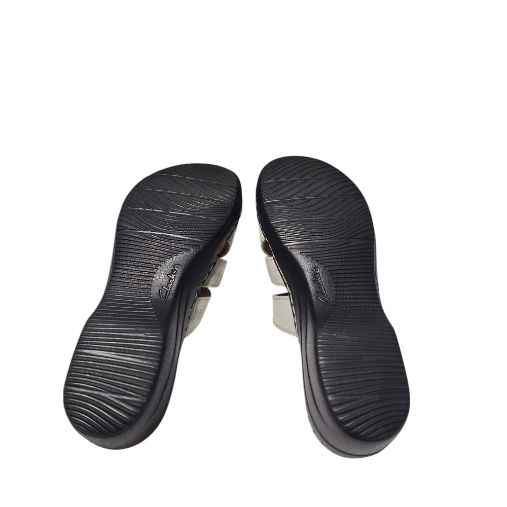 Clarks Women's Merliah Karli Sandal - White, Size 6 (EU 36.5), Leather & Comfort - Picture 12 of 15